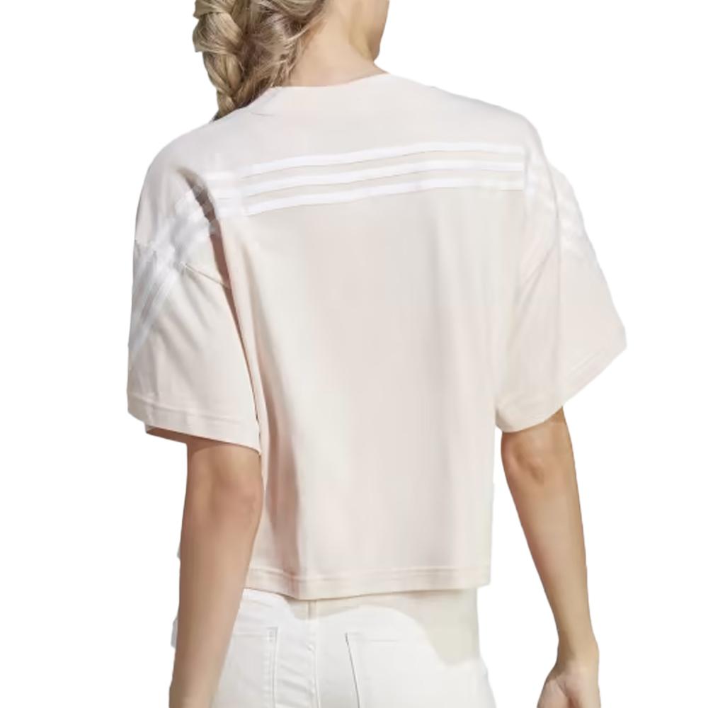 T-shirt Rose Femme Adidas IB8520 vue 2