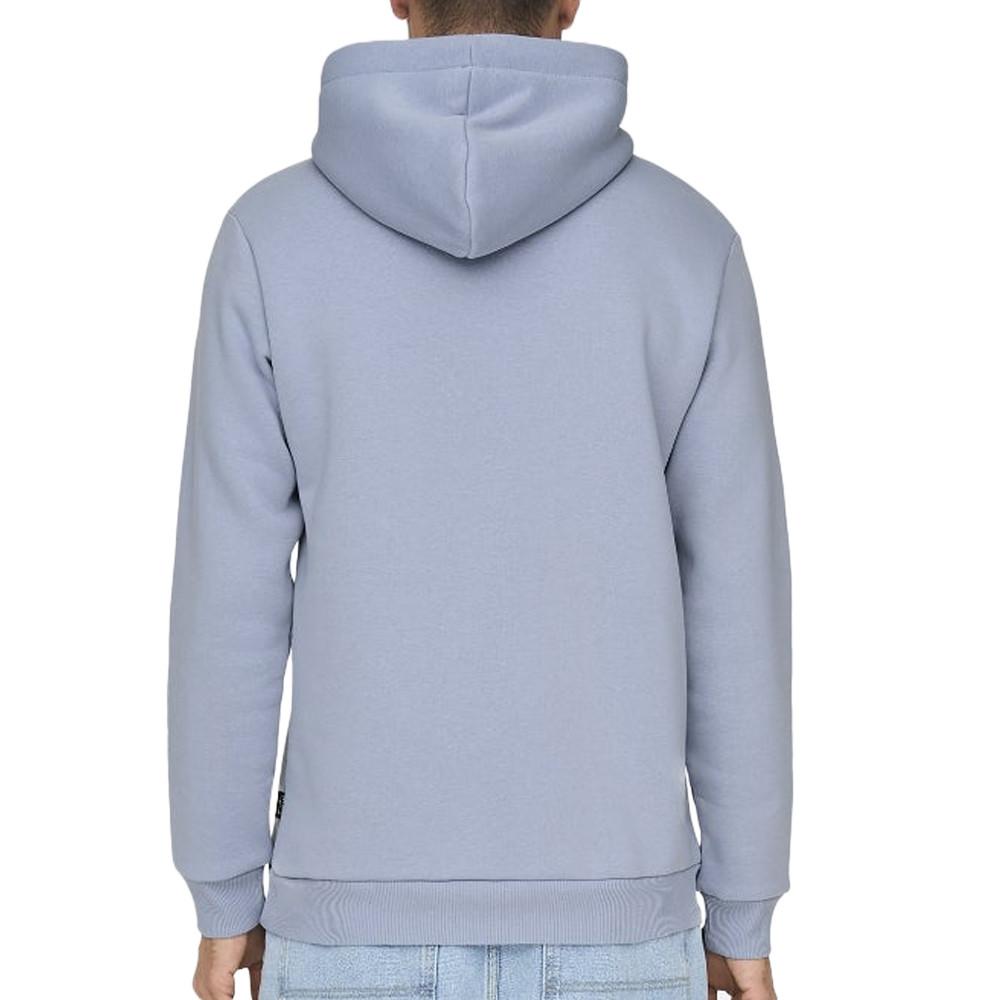 Sweat à Capuche Bleu Homme Only & Sons Ceres vue 2