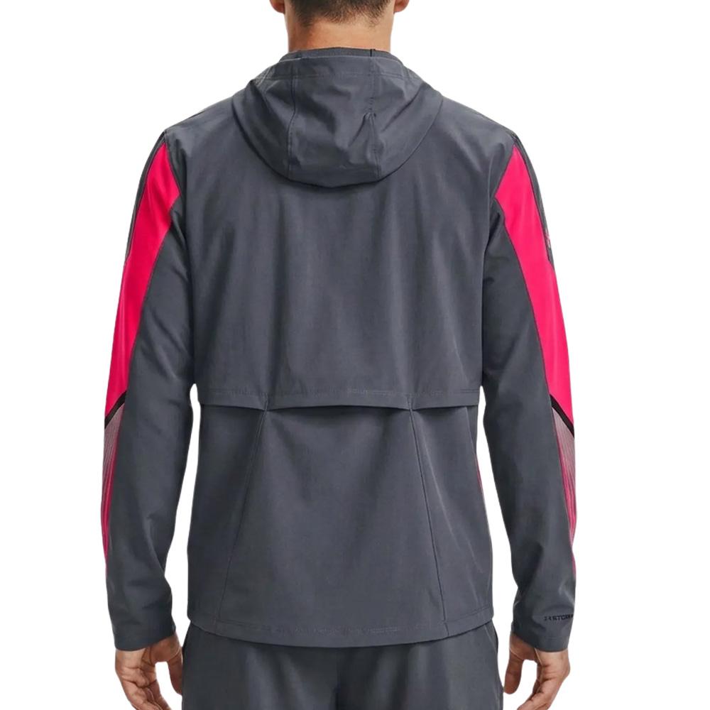 Veste de survêtement Grise/Rose Homme Under Armour Velociti vue 2