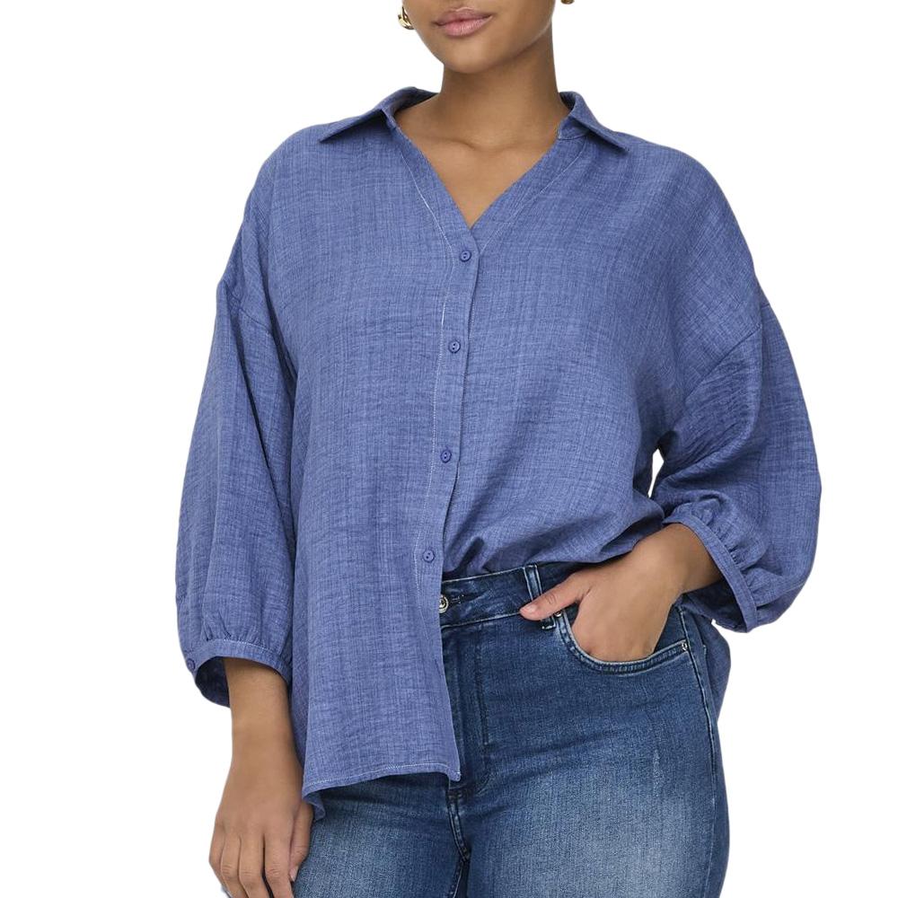 Chemise Bleu Femme Only Carmakoma Katie pas cher