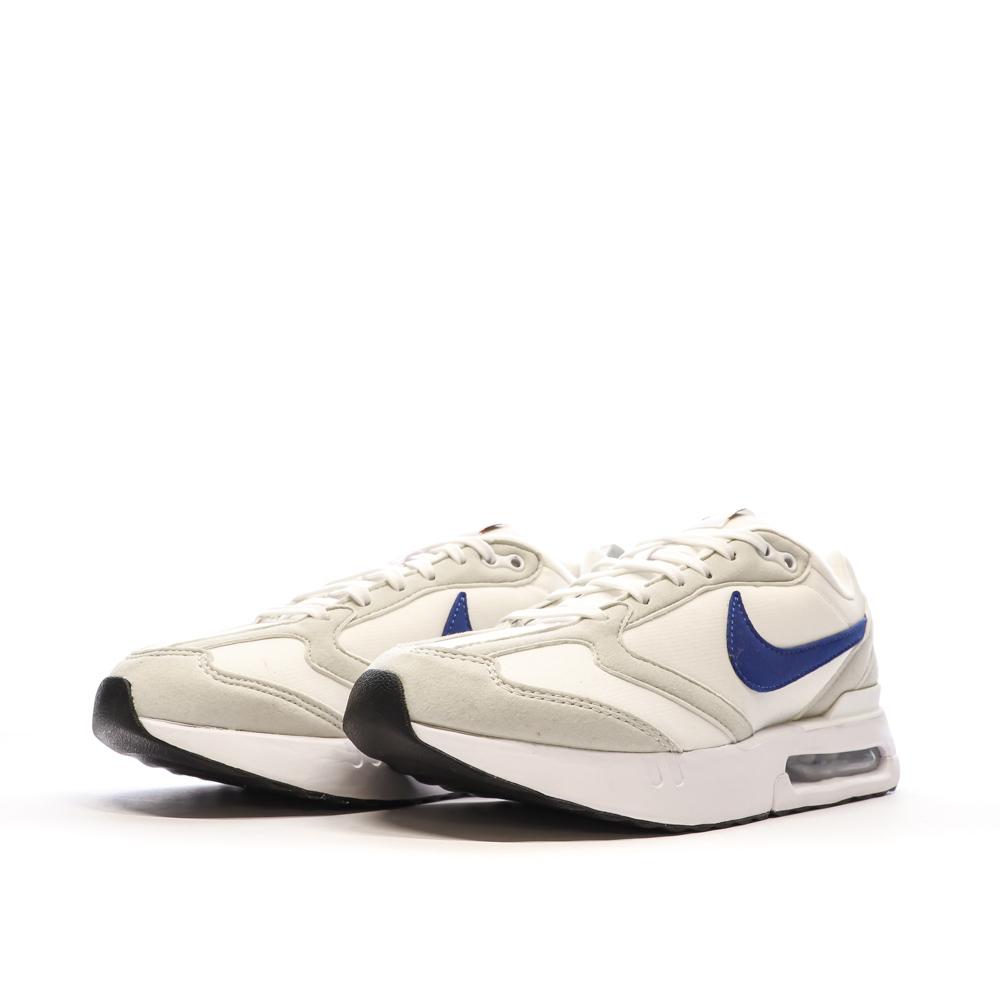 Baskets Blanche/Bleu Garçon Nike Air Max Dawn vue 6