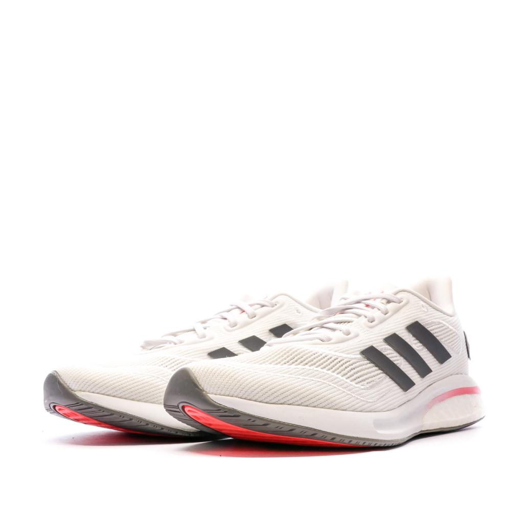 Chaussures de running Blanches/Orange Femme Adidas Supernova vue 6