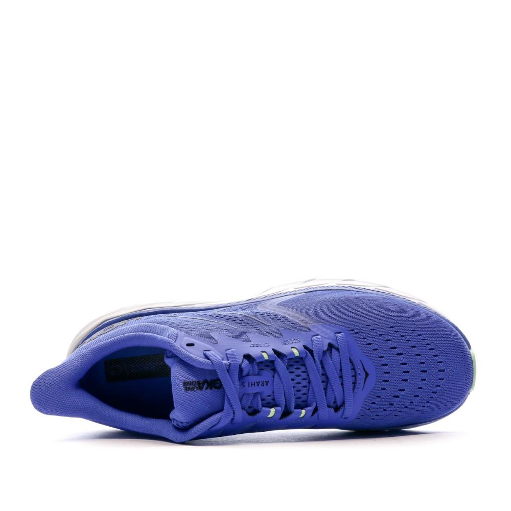 Chaussures de running Bleues Homme Hoka Arahi 5 vue 4