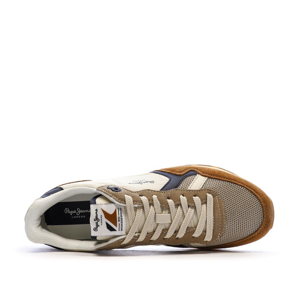 Baskets Beige/Taupe Homme Pepe jeans Brit vue 4