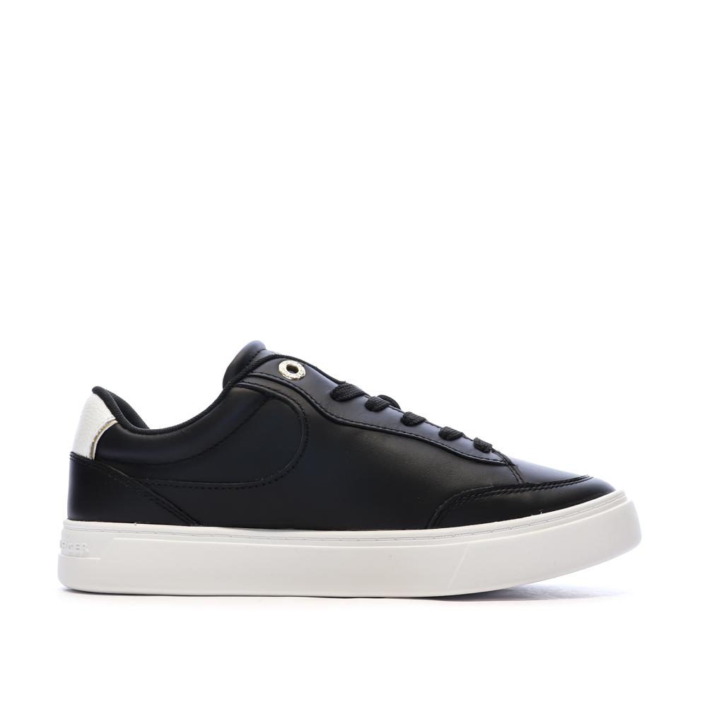 Baskets Noires Femme Tommy Hilfiger Essential Chic Court vue 2