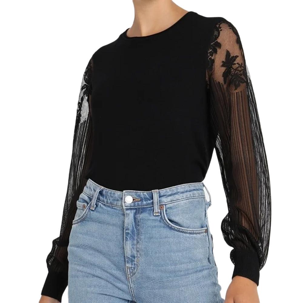 Pull Noir Femme Only Carmakoma Viktoria pas cher