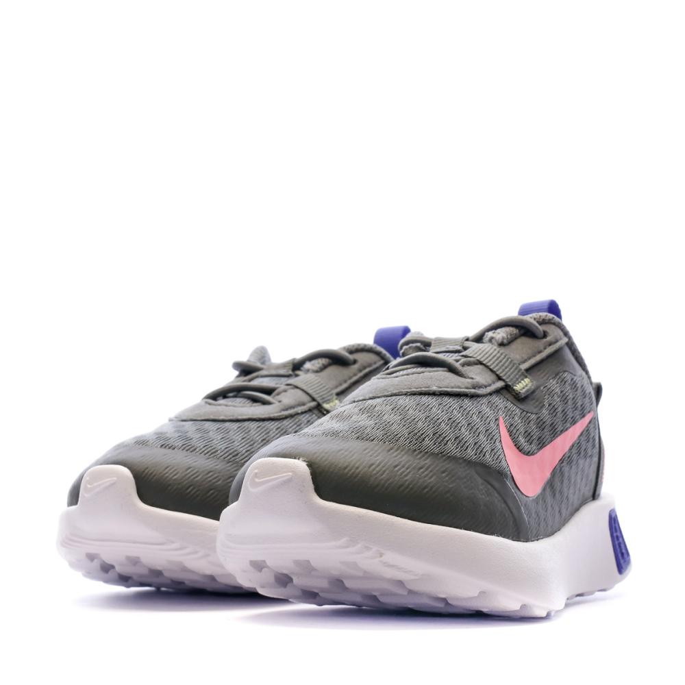 Baskets Grises Bébé Fille Nike Reposto vue 6