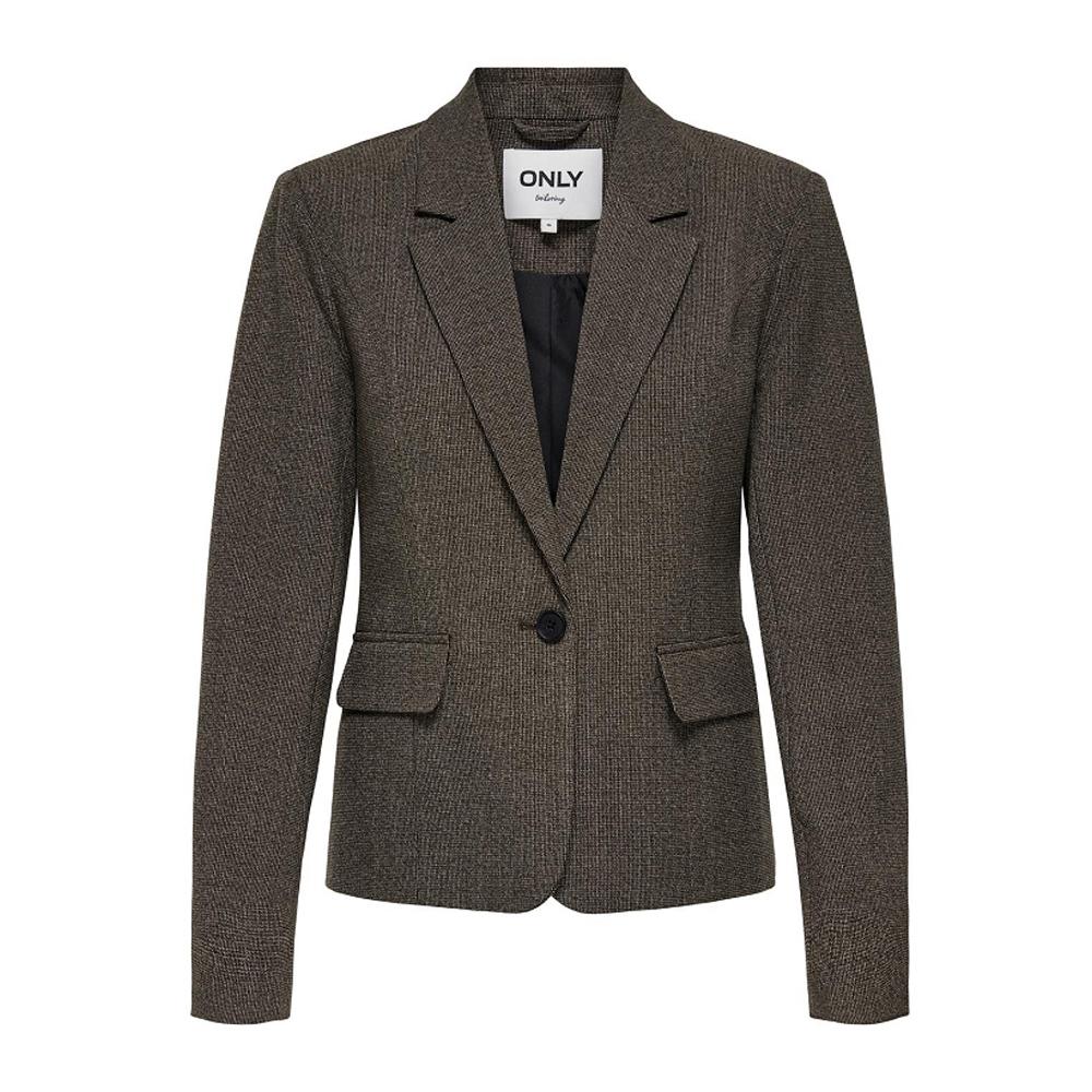 Blazer Marron Femme Only Mel Fit pas cher