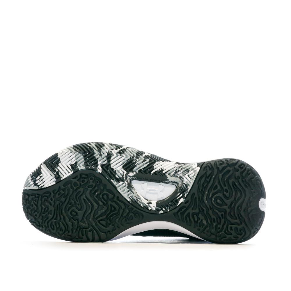 Chaussures de Basketball Blanc/Noir Mixte Under Armour Lockdown 6 vue 5