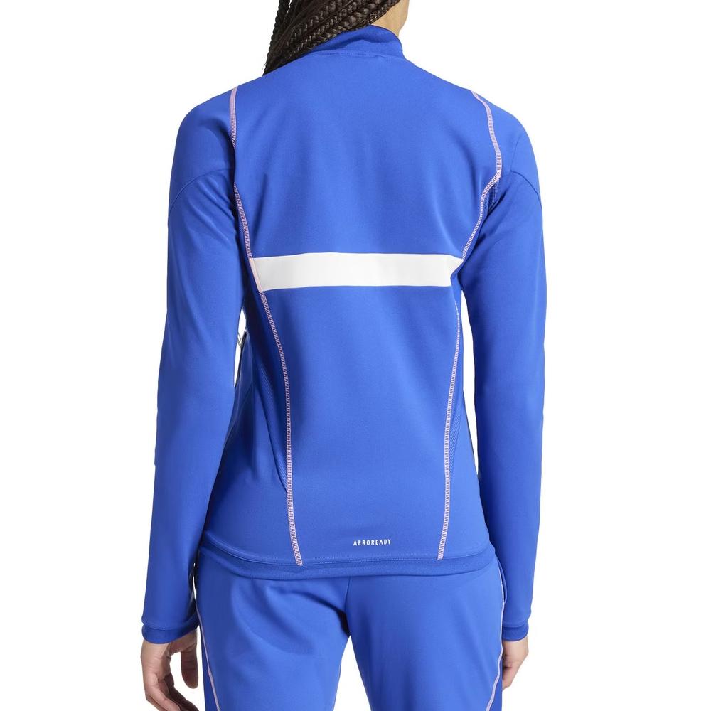 France Veste Bleu Femme Adidas Team vue 2