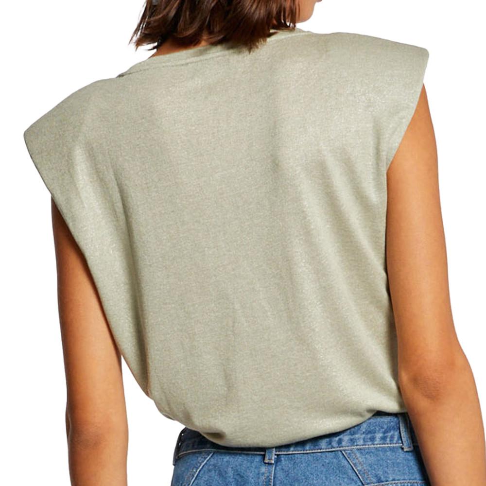 T-shirt Vert Femme Morgan Doroty vue 2