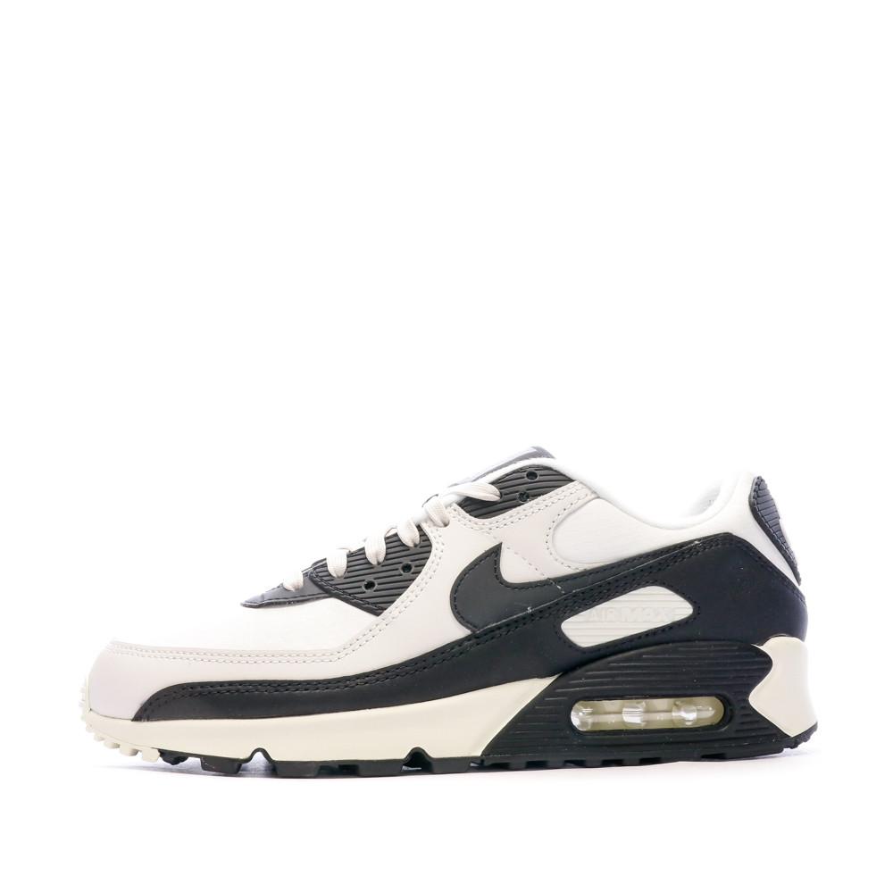 Baskets Noir/Blanc Mixte Nike Air Max 90 pas cher