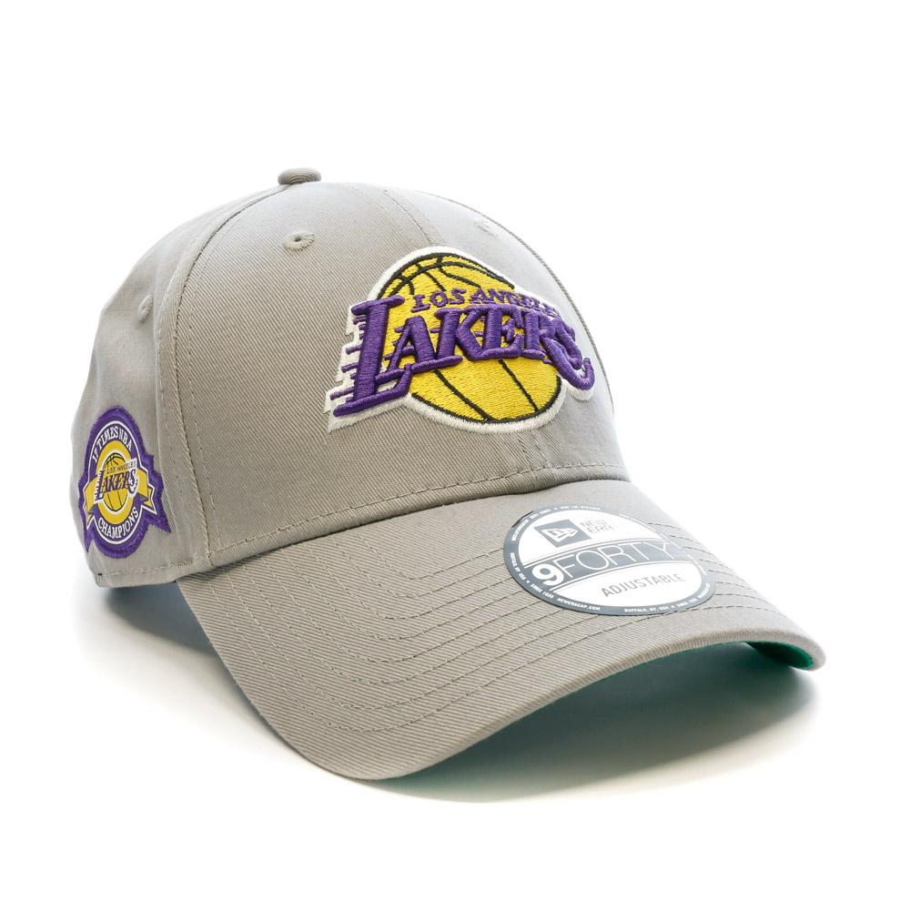 Casquette Grie Homme New Era Headwear New Era Los Angeles Lakers vue 2