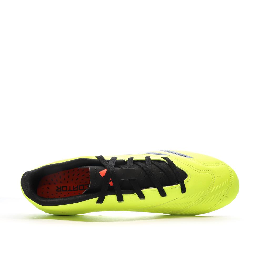 Chaussures de Foot Jaunes Homme Adidas Predator Club FXG vue 4