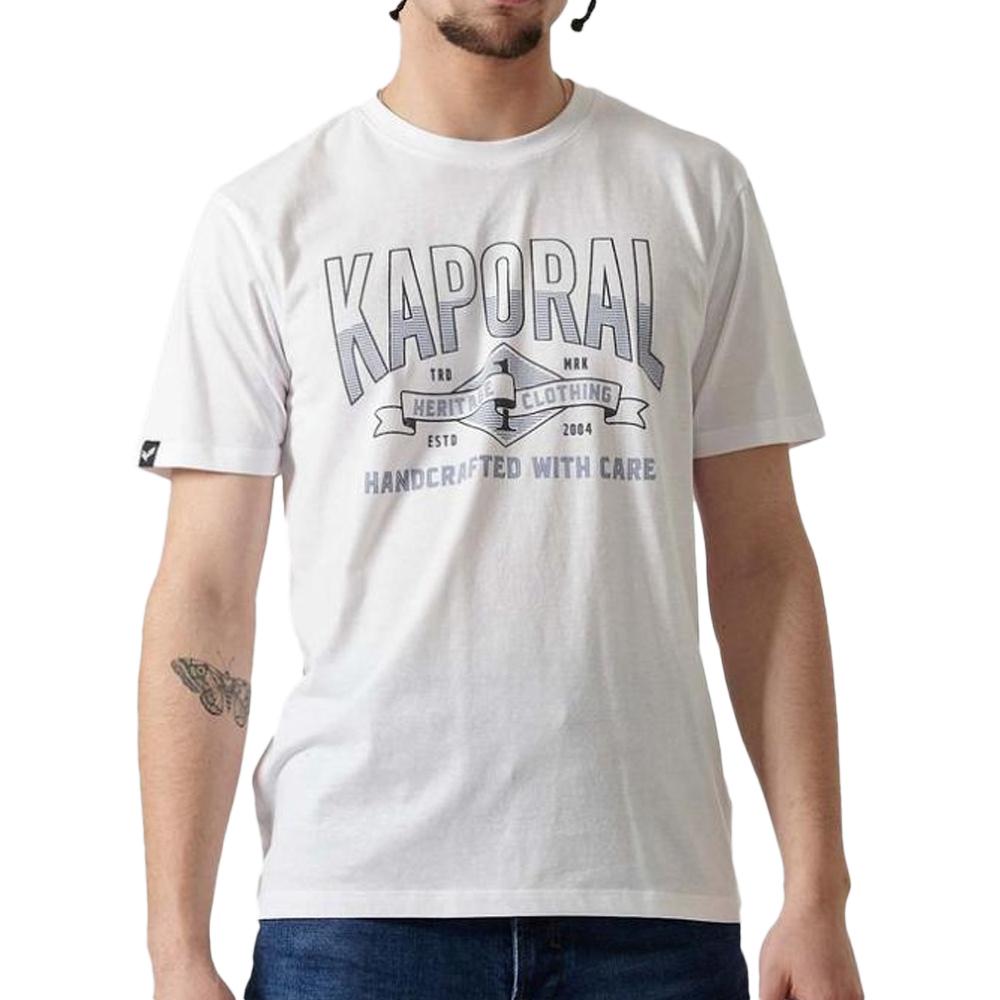 T-Shirt Blanc Homme Kaporal BRODI pas cher
