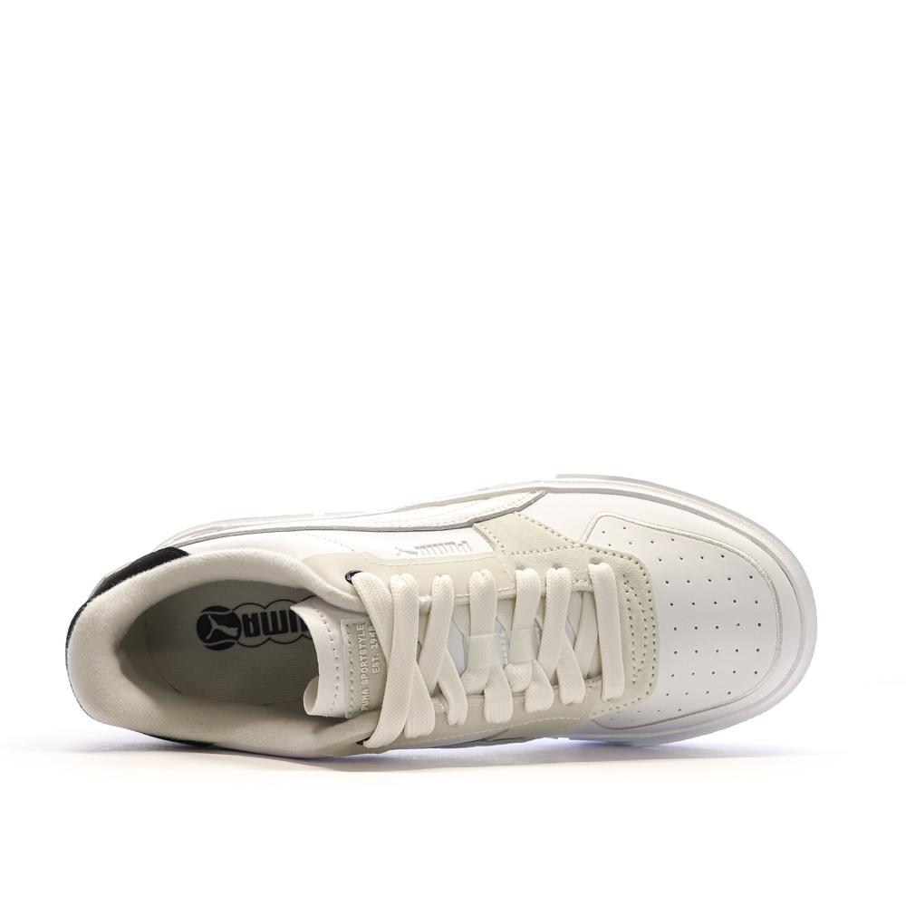 Baskets Blanches/Ecru Femme Puma Cali Court Pure vue 4