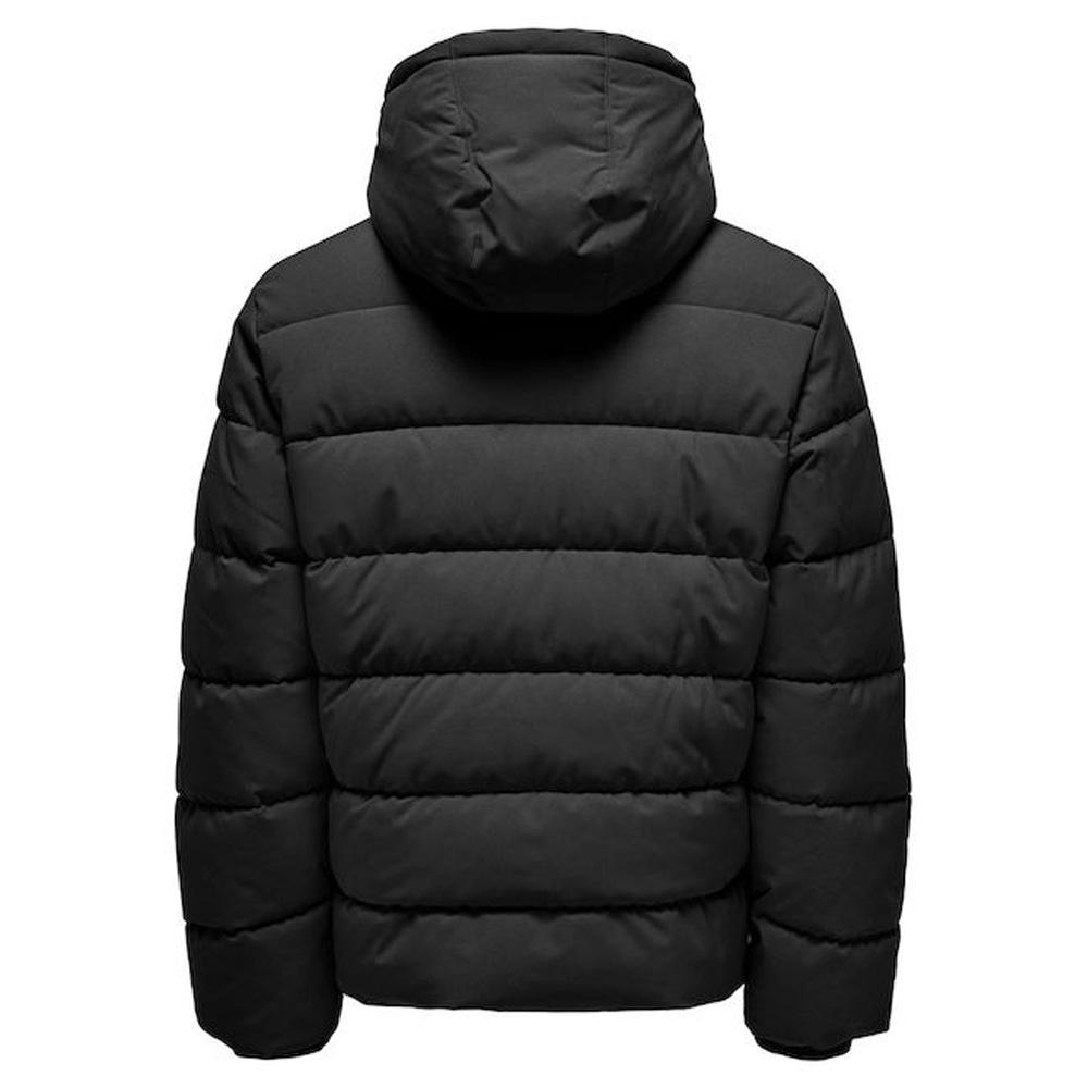 Doudoune Noire Homme Only & Sons Marvin vue 2