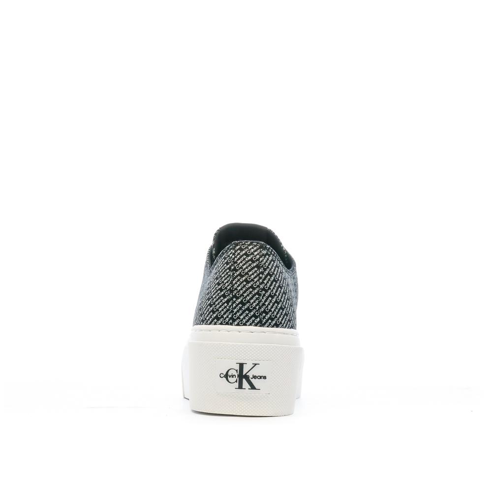 Baskets Plateforme Noir Femme Calvin Klein Cupsole vue 3