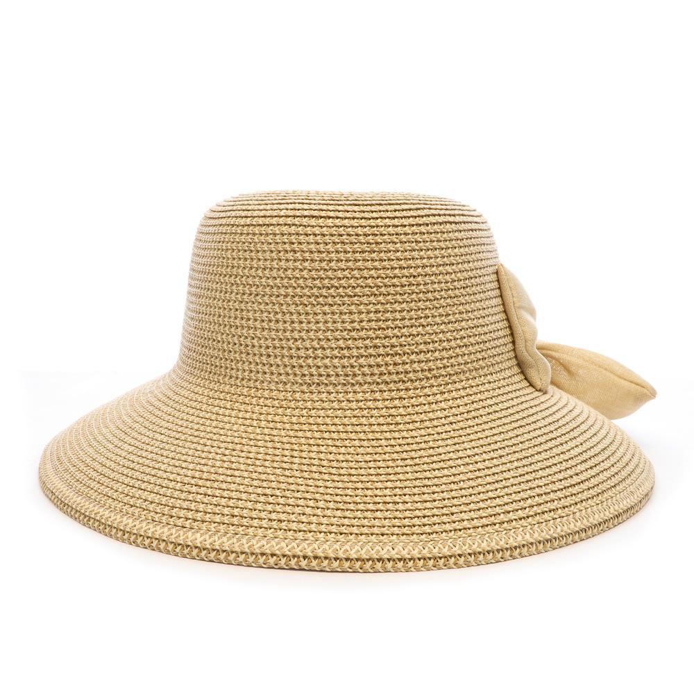 Chapeau de Paille Beige Femme Via Lorenzo Bohème pas cher