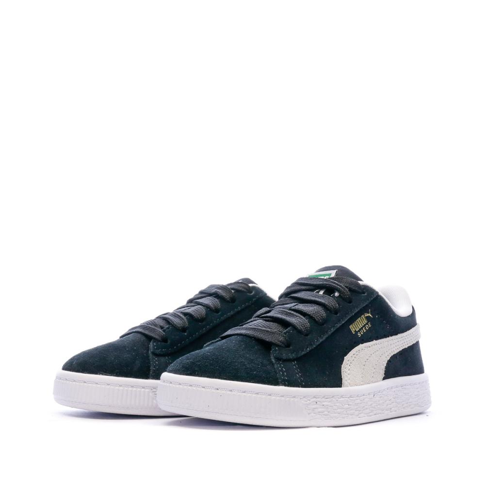 Baskets noires enfant Puma Suede Classic XXI PS vue 6