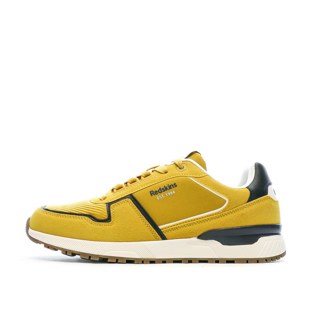 Baskets Jaune Homme Redskins Brams pas cher
