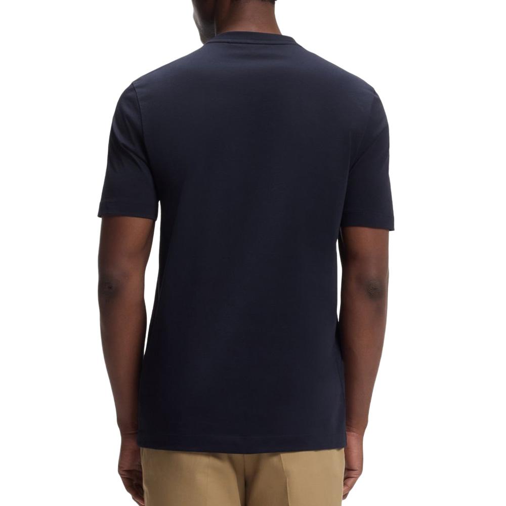 Camiseta azul marino para hombre Hugo Boss Thompson ver 2