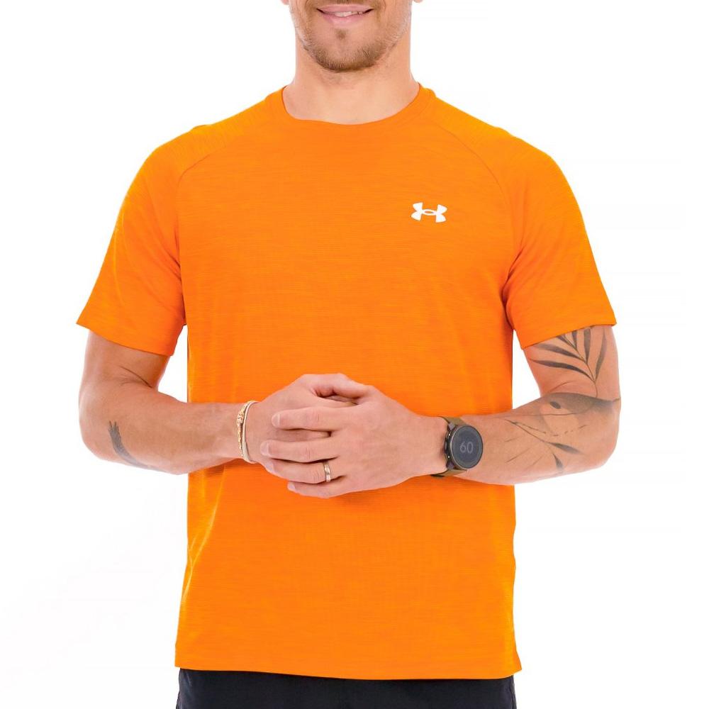 Maillot de Sport Orange Homme Under Armour Ua Tech pas cher