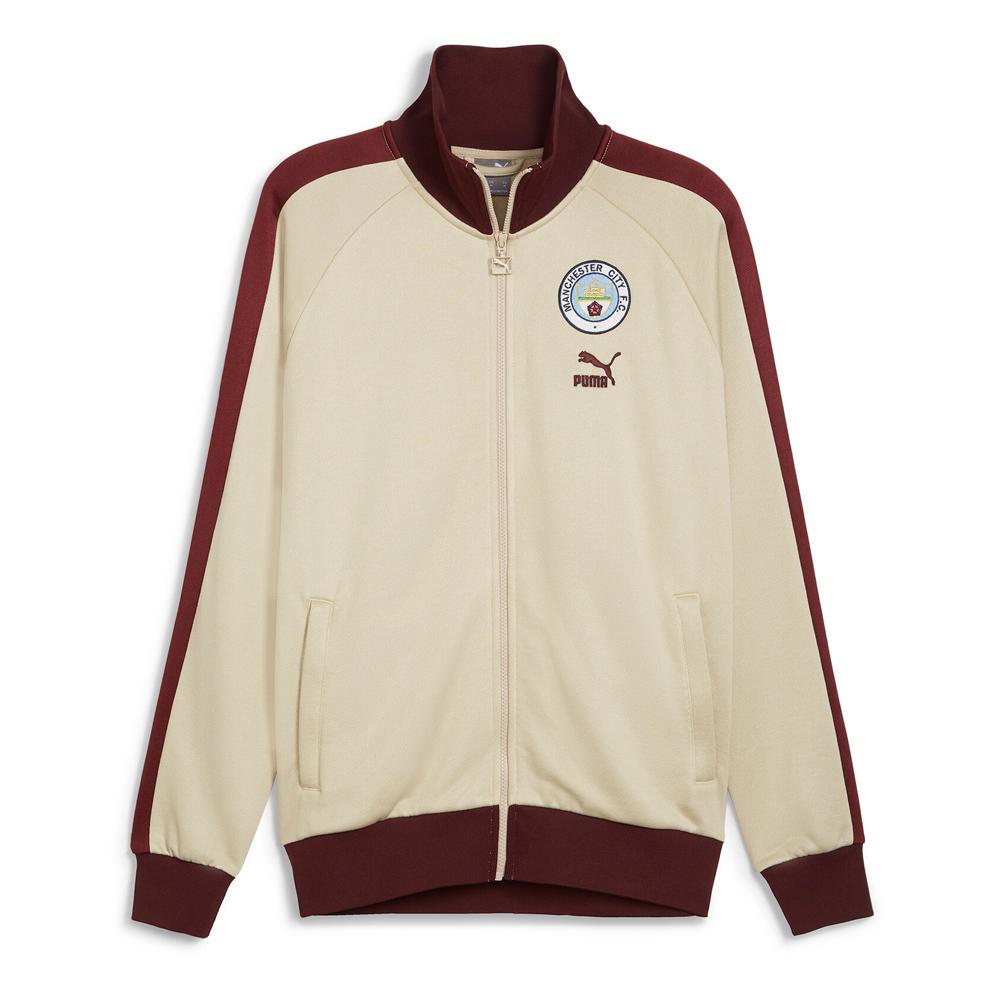 Manchester City Veste Beige/Bordeaux Homme Puma Heritage pas cher