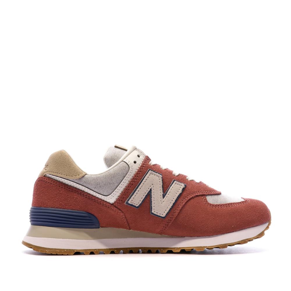 Baskets Rose/Gris Homme New Balance 574 vue 2