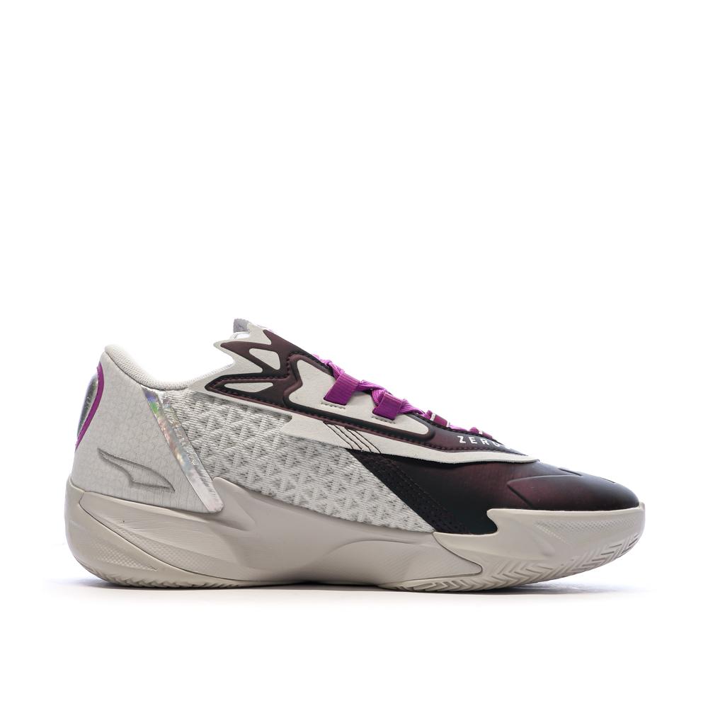 Chaussures de basketball Grises Homme Puma Scoot Zeros vue 2