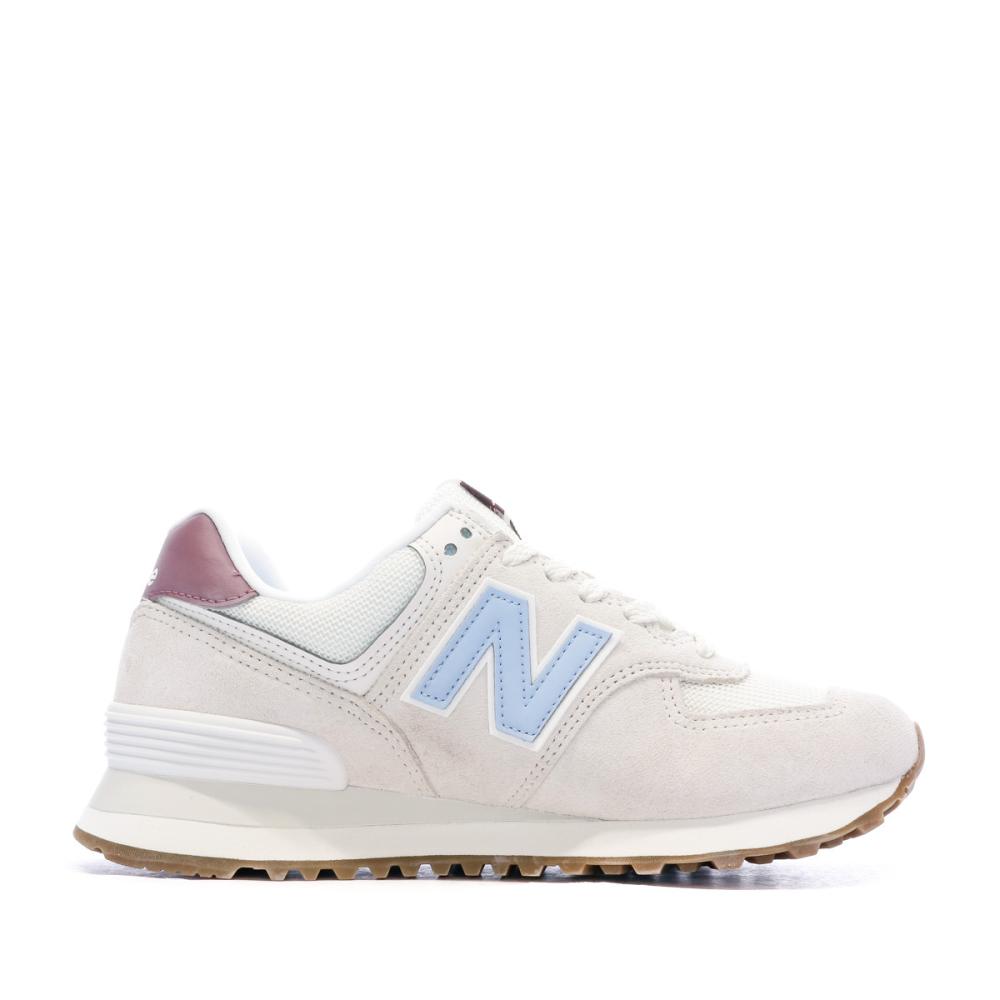 WL574 Baskets Ecrus Femme New Balance vue 2