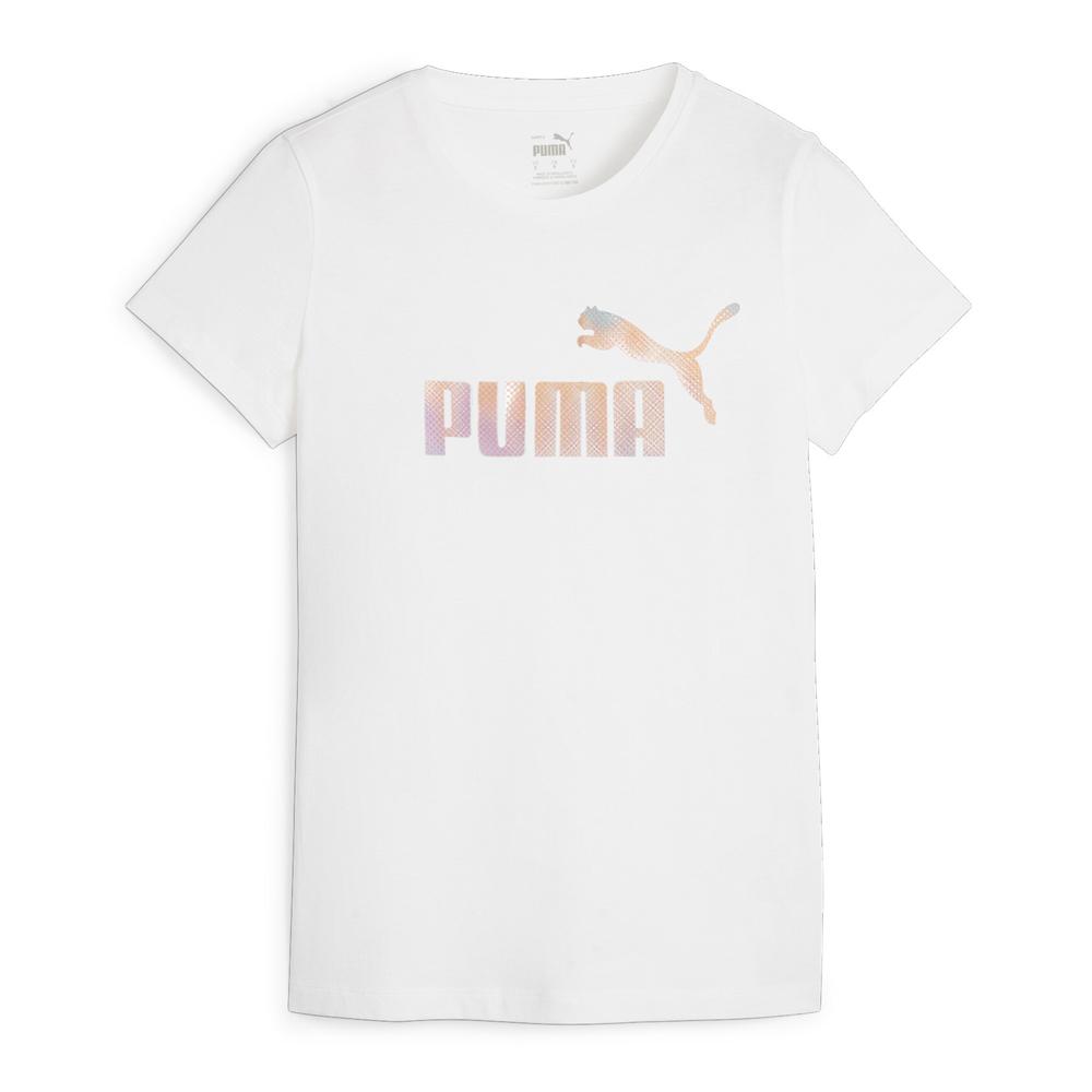 T-shirt Blanc Femme Puma Ess+ Summer Daze pas cher