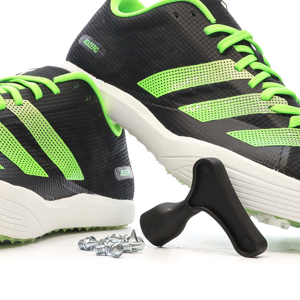 Baskets Noires/Vert Homme Adidas Adizero vue 7