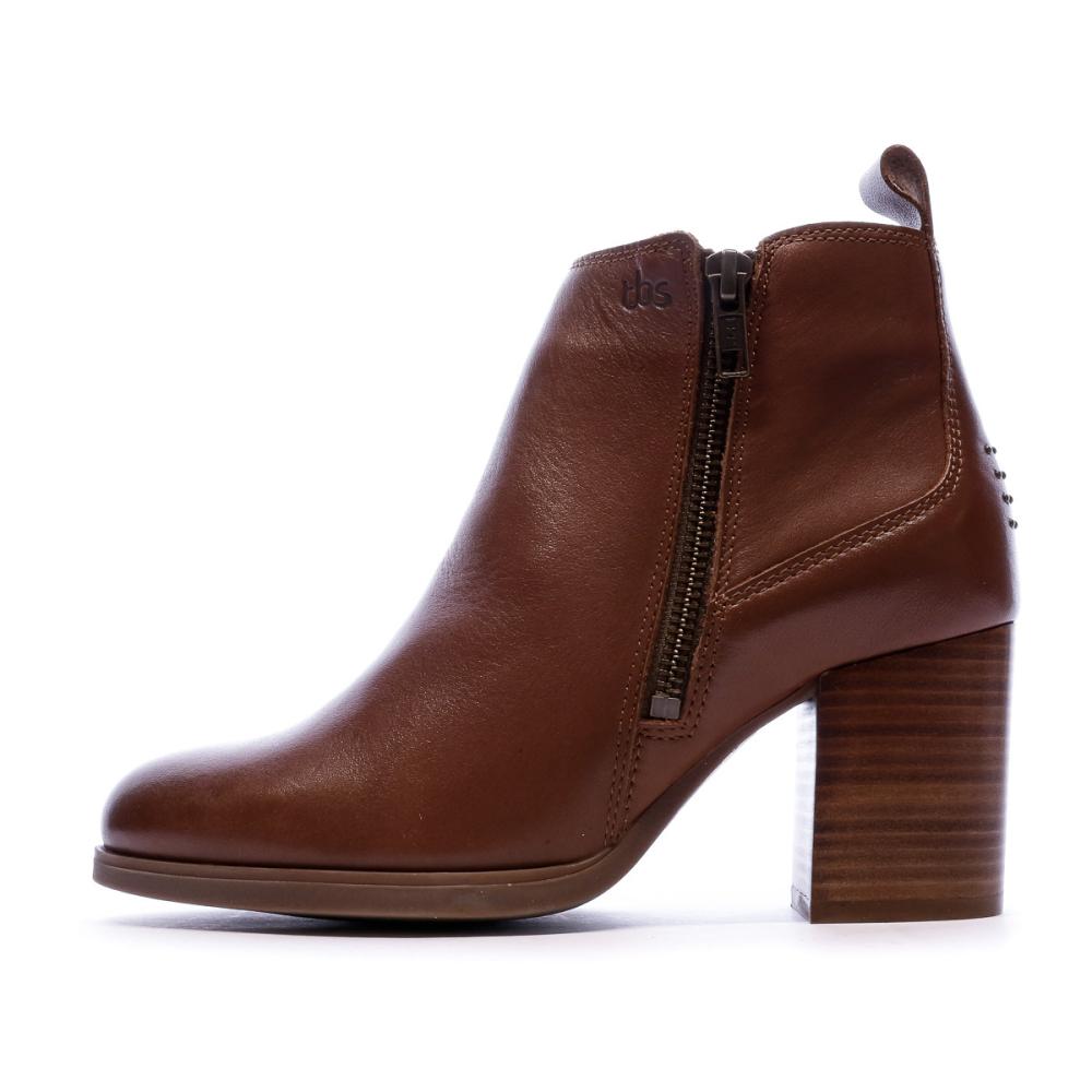 Boots à Talon Marron Femme TBS Rosalia pas cher