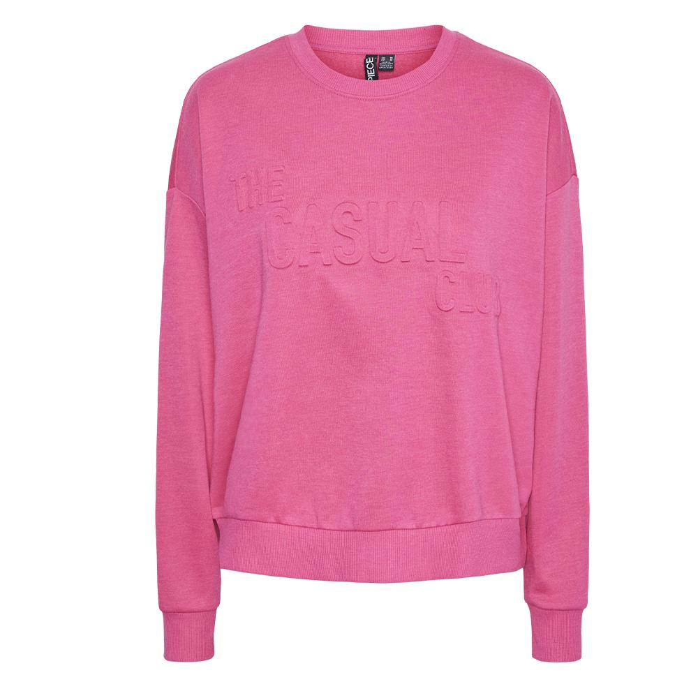 Sweat Rose Femme Pieces Polise pas cher