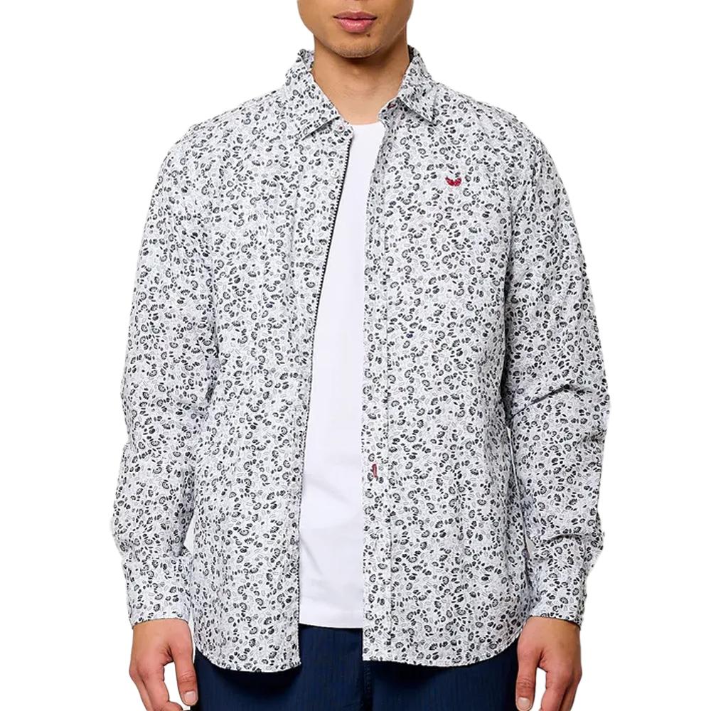 Chemise Blanches à fleurs Homme Kaporal BRADYE25 pas cher