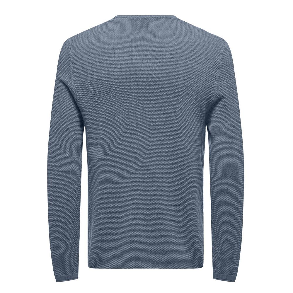 Pull Bleu Homme Only & Sons Spanter vue 2