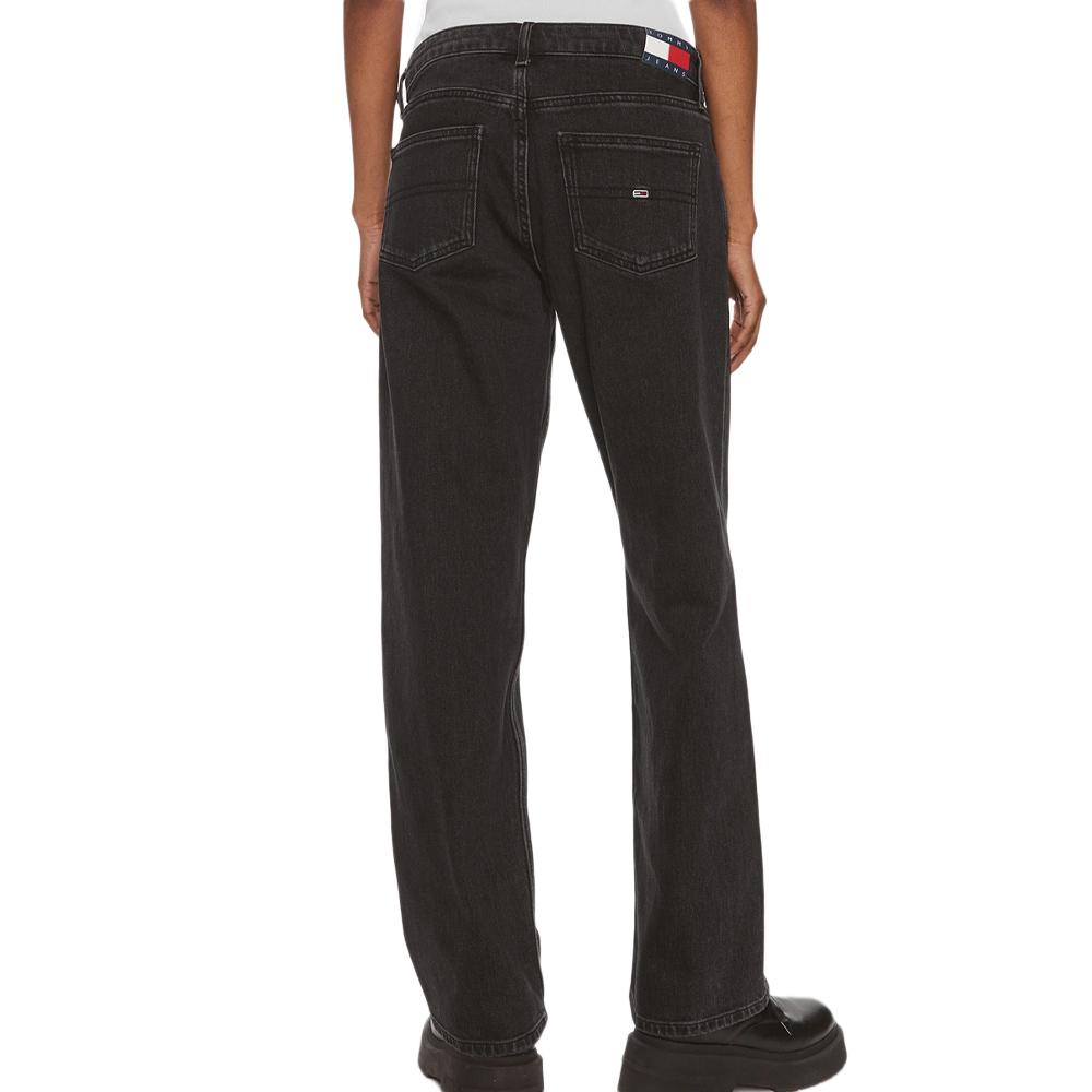 Jean Straight Noir Femme Tommy Hilfiger Sophie vue 2