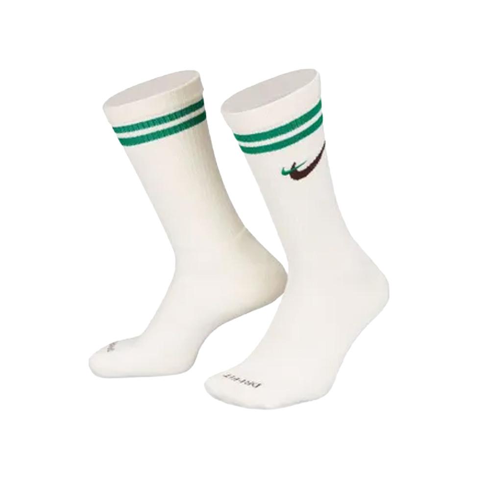 Chaussettes Vert/Ecru Homme Nike Sail Univer pas cher