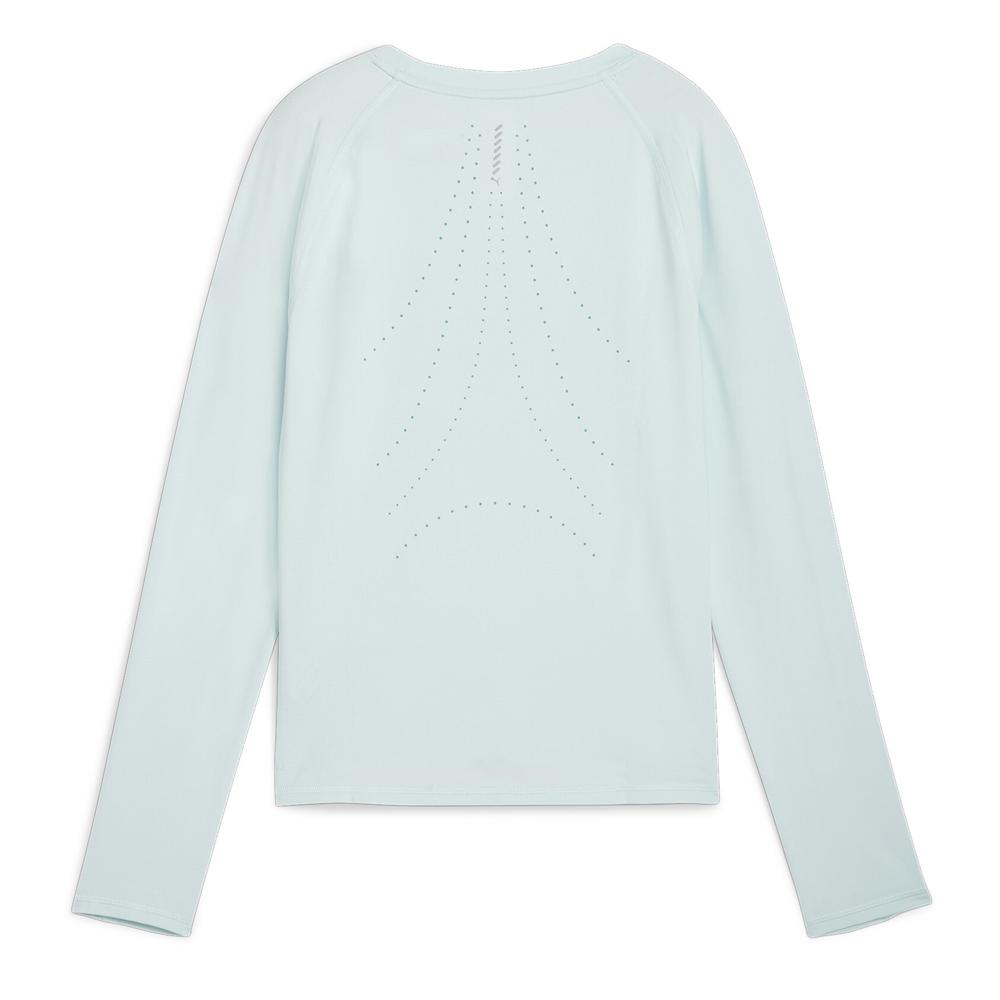 T-Shirt Manches Longues Bleu Femme Puma Run Cloudspun vue 2