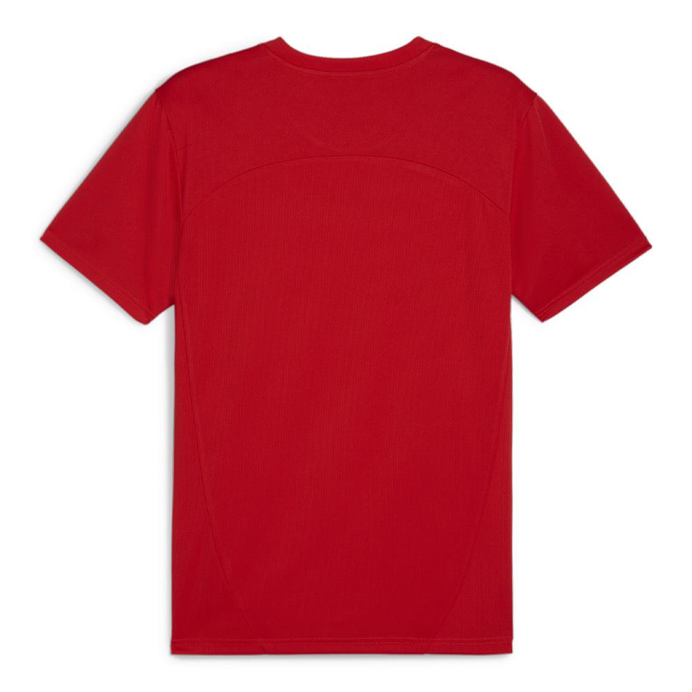 T-Shirt Rouge Homme Puma Teamfinal vue 2