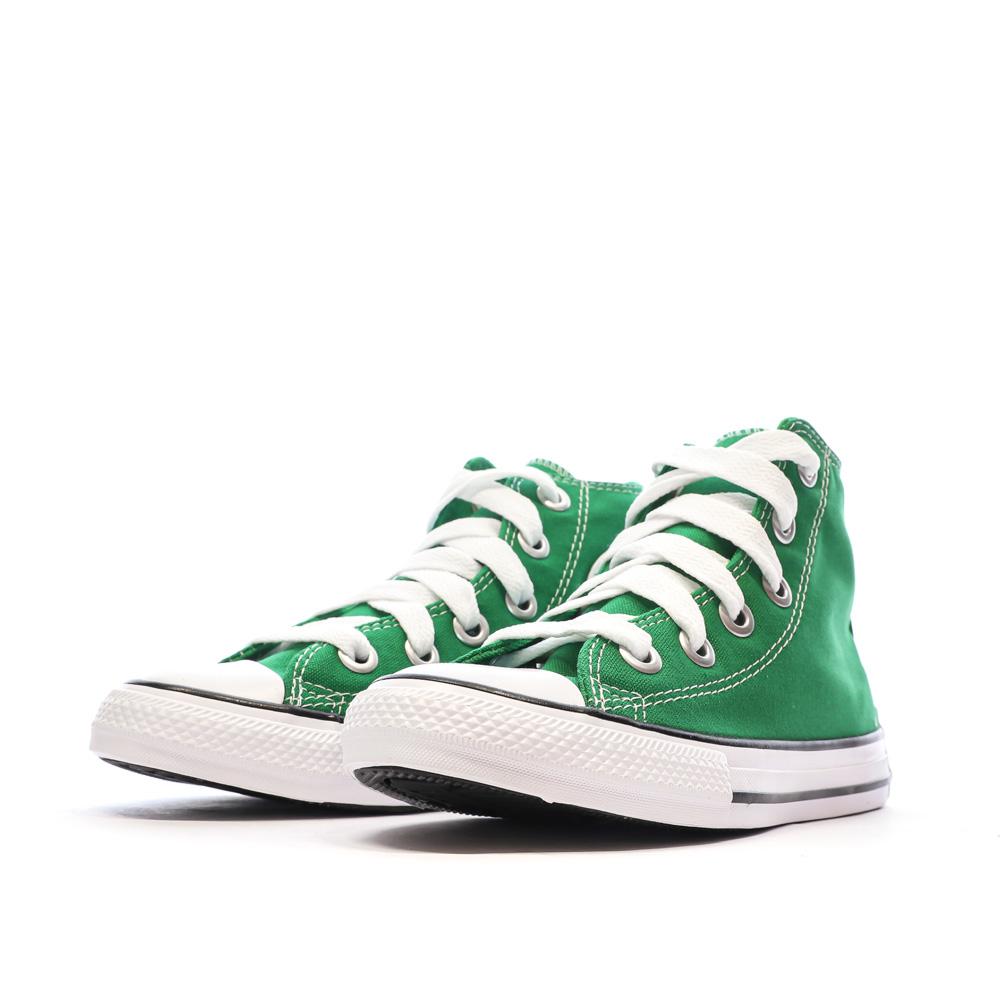 Baskets Vertes Garçon Converse Chuck Taylor All Star Sketch vue 6