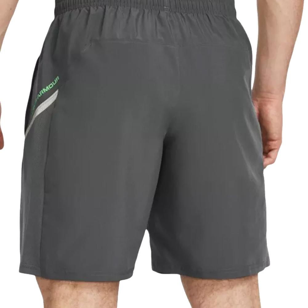 Short Gris/Vert Homme Under Armour Core+ vue 2