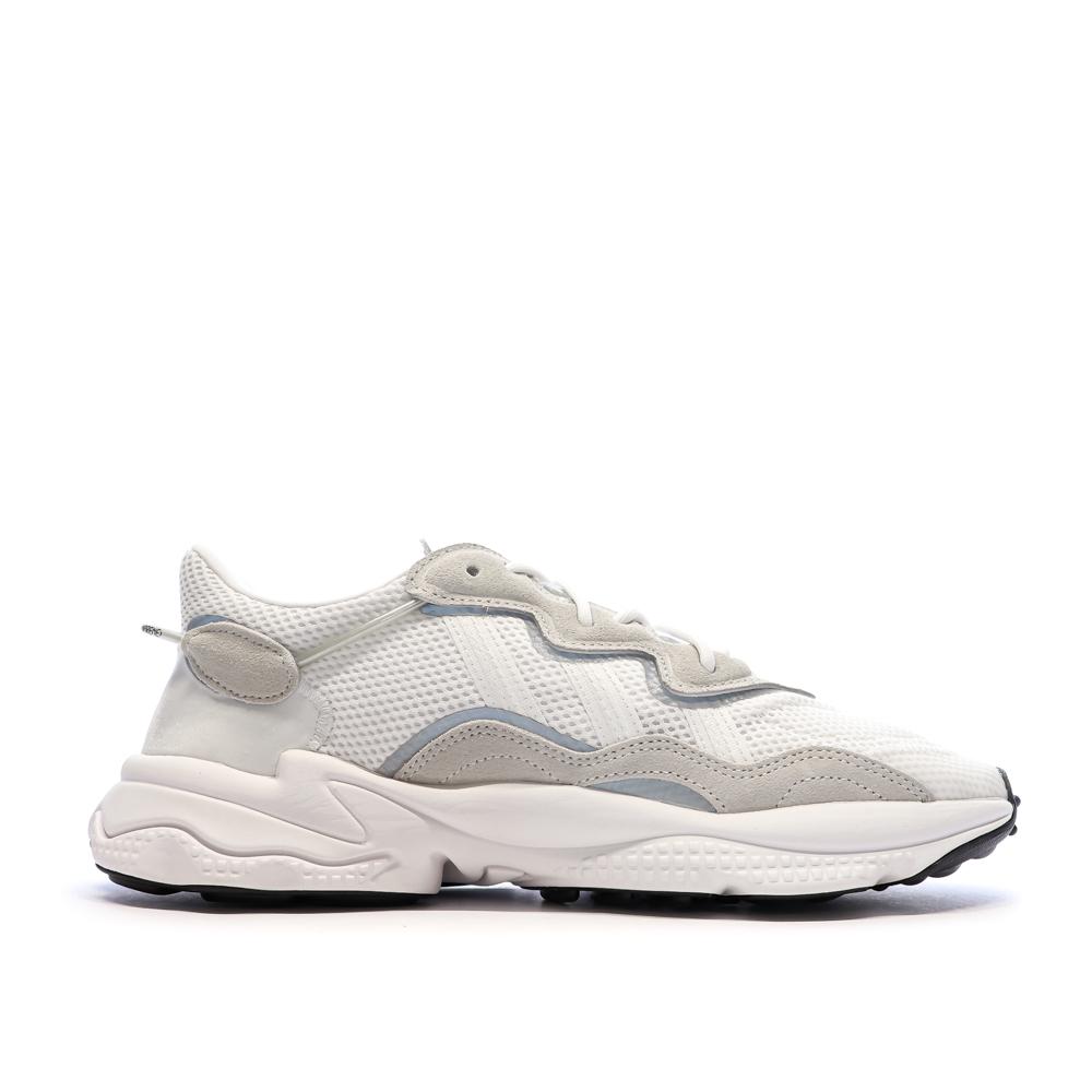 Baskets Blanc/Beige Homme Adidas Ozweego vue 2