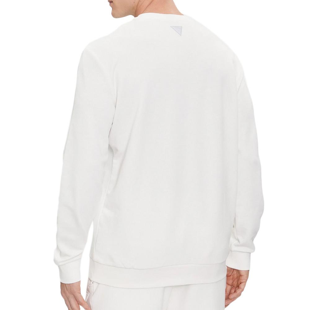 Sweat Blanc Homme Guess Lugh vue 2