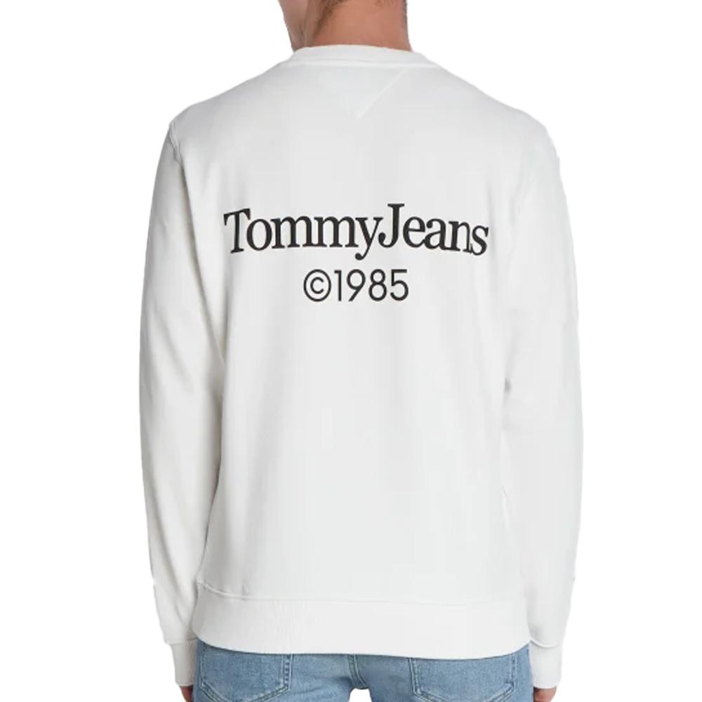 Sweat Blanc Homme Tommy Hilfiger Entry vue 2
