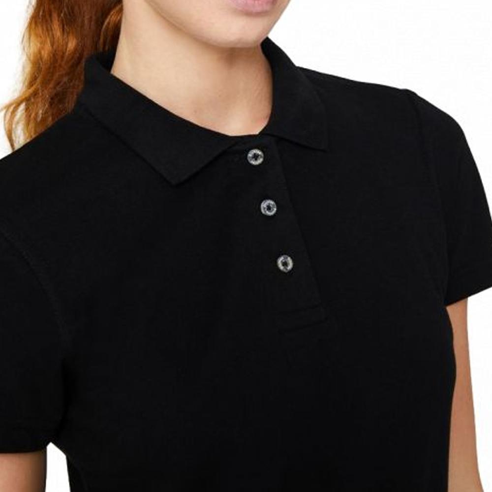 Polo Noir Femme Dickies Fitted vue 2