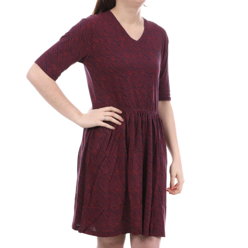 Robe Marine/Rouge zèbre Femme Lee Cooper Onda pas cher