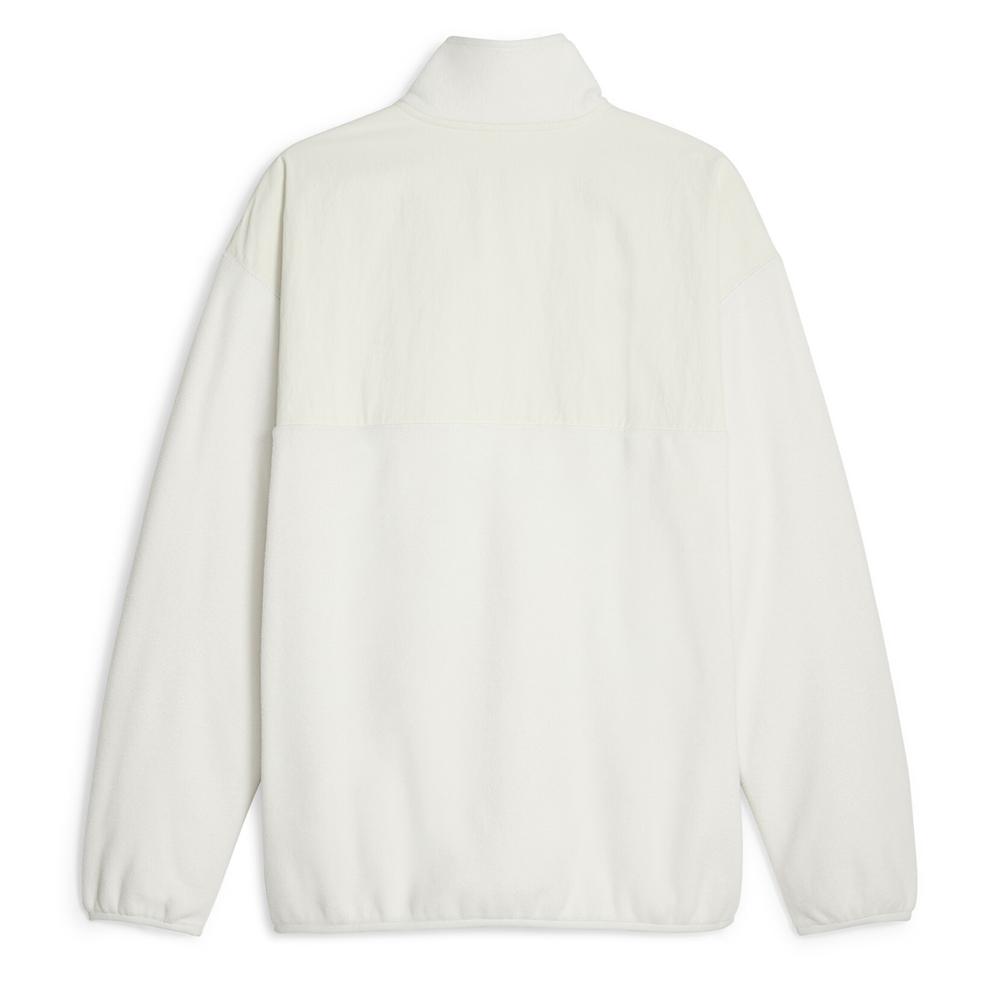 Polaire demi-zippé Blanc Homme Puma Classics vue 2
