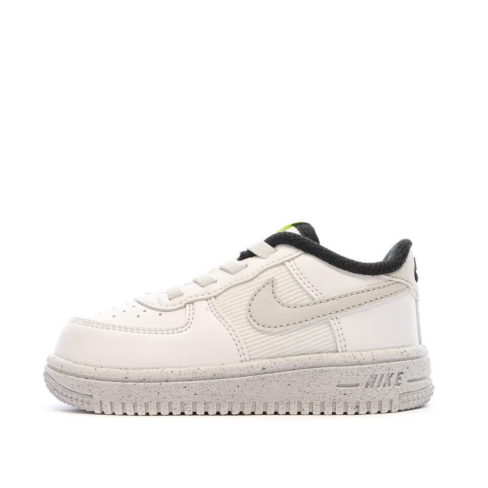 Baskets Blanches Garçon Nike Force 1 Crater pas cher
